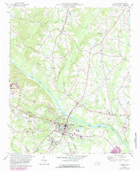 Lillington North Carolina Historical topographic map, 1:24000 scale, 7.5 X 7.5 Minute, Year 1978