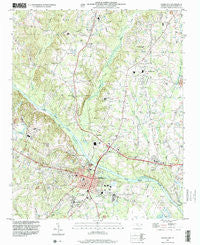 Lillington North Carolina Historical topographic map, 1:24000 scale, 7.5 X 7.5 Minute, Year 1997