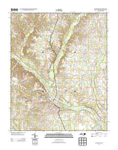 Lillington North Carolina Historical topographic map, 1:24000 scale, 7.5 X 7.5 Minute, Year 2013