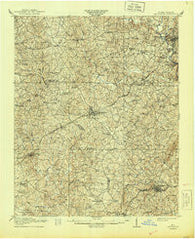 Lincolnton North Carolina Historical topographic map, 1:62500 scale, 15 X 15 Minute, Year 1911