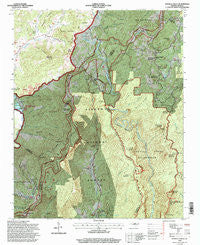 Linville Falls North Carolina Historical topographic map, 1:24000 scale, 7.5 X 7.5 Minute, Year 1994