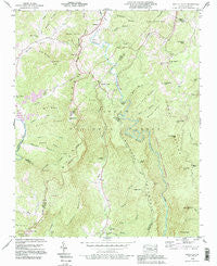 Linville Falls North Carolina Historical topographic map, 1:24000 scale, 7.5 X 7.5 Minute, Year 1994