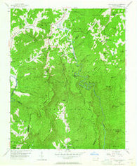 Linville Falls North Carolina Historical topographic map, 1:24000 scale, 7.5 X 7.5 Minute, Year 1956