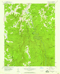 Linville Falls North Carolina Historical topographic map, 1:24000 scale, 7.5 X 7.5 Minute, Year 1956
