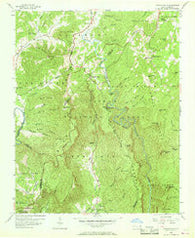 Linville Falls North Carolina Historical topographic map, 1:24000 scale, 7.5 X 7.5 Minute, Year 1956