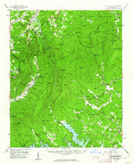 Linville Falls North Carolina Historical topographic map, 1:62500 scale, 15 X 15 Minute, Year 1956