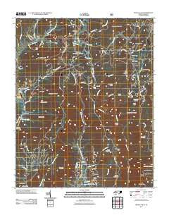 Linville Falls North Carolina Historical topographic map, 1:24000 scale, 7.5 X 7.5 Minute, Year 2011