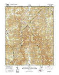 Linville Falls North Carolina Current topographic map, 1:24000 scale, 7.5 X 7.5 Minute, Year 2016