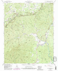 Little Switzerland North Carolina Historical topographic map, 1:24000 scale, 7.5 X 7.5 Minute, Year 1960