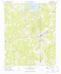 Littleton North Carolina Historical topographic map, 1:24000 scale, 7.5 X 7.5 Minute, Year 1973