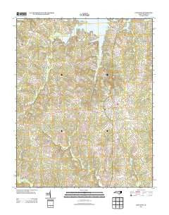 Littleton North Carolina Historical topographic map, 1:24000 scale, 7.5 X 7.5 Minute, Year 2013
