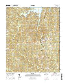 Littleton North Carolina Current topographic map, 1:24000 scale, 7.5 X 7.5 Minute, Year 2016