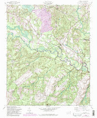Lobelia North Carolina Historical topographic map, 1:24000 scale, 7.5 X 7.5 Minute, Year 1957