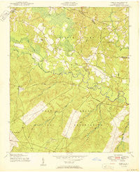Lobelia North Carolina Historical topographic map, 1:24000 scale, 7.5 X 7.5 Minute, Year 1950