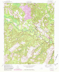Lobelia North Carolina Historical topographic map, 1:24000 scale, 7.5 X 7.5 Minute, Year 1957