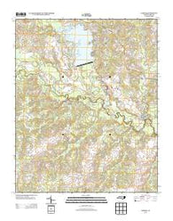 Lobelia North Carolina Historical topographic map, 1:24000 scale, 7.5 X 7.5 Minute, Year 2013