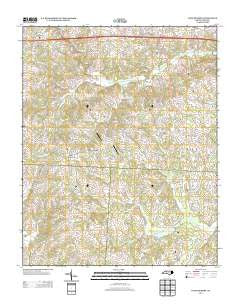 Lone Hickory North Carolina Historical topographic map, 1:24000 scale, 7.5 X 7.5 Minute, Year 2013