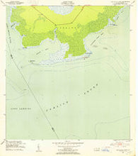 Long Shoal Point North Carolina Historical topographic map, 1:24000 scale, 7.5 X 7.5 Minute, Year 1951