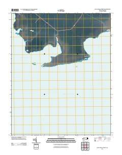 Long Shoal Point North Carolina Historical topographic map, 1:24000 scale, 7.5 X 7.5 Minute, Year 2011