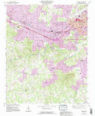 Longview North Carolina Historical topographic map, 1:24000 scale, 7.5 X 7.5 Minute, Year 1993