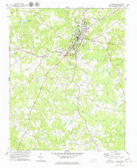 Louisburg North Carolina Historical topographic map, 1:24000 scale, 7.5 X 7.5 Minute, Year 1978