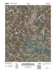 Louisburg North Carolina Historical topographic map, 1:24000 scale, 7.5 X 7.5 Minute, Year 2010