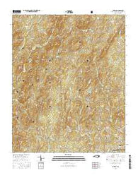 Lovejoy North Carolina Current topographic map, 1:24000 scale, 7.5 X 7.5 Minute, Year 2016