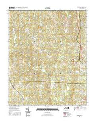 Lowesville North Carolina Current topographic map, 1:24000 scale, 7.5 X 7.5 Minute, Year 2016