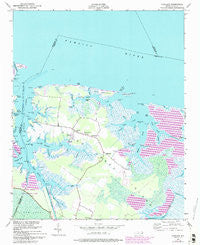 Lowland North Carolina Historical topographic map, 1:24000 scale, 7.5 X 7.5 Minute, Year 1950