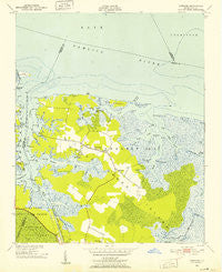 Lowland North Carolina Historical topographic map, 1:24000 scale, 7.5 X 7.5 Minute, Year 1950