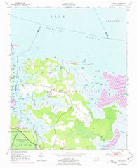 Lowland North Carolina Historical topographic map, 1:24000 scale, 7.5 X 7.5 Minute, Year 1950