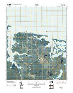 Lowland North Carolina Historical topographic map, 1:24000 scale, 7.5 X 7.5 Minute, Year 2010