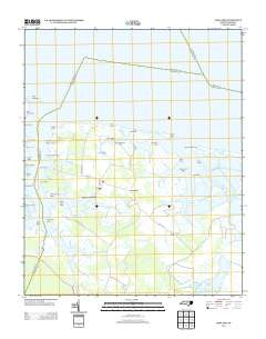 Lowland North Carolina Historical topographic map, 1:24000 scale, 7.5 X 7.5 Minute, Year 2013