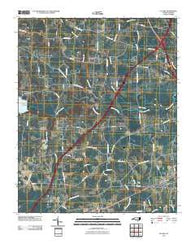 Lucama North Carolina Historical topographic map, 1:24000 scale, 7.5 X 7.5 Minute, Year 2010