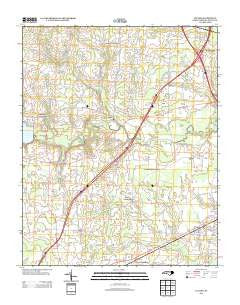 Lucama North Carolina Historical topographic map, 1:24000 scale, 7.5 X 7.5 Minute, Year 2013