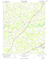 Lucama North Carolina Historical topographic map, 1:24000 scale, 7.5 X 7.5 Minute, Year 1978