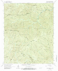 Luftee Knob North Carolina Historical topographic map, 1:24000 scale, 7.5 X 7.5 Minute, Year 1964