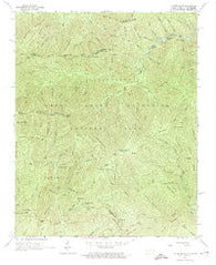 Luftee Knob North Carolina Historical topographic map, 1:24000 scale, 7.5 X 7.5 Minute, Year 1964