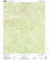 Luftee Knob North Carolina Historical topographic map, 1:24000 scale, 7.5 X 7.5 Minute, Year 2000