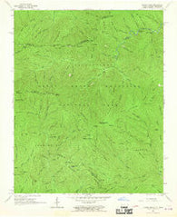 Luftee Knob North Carolina Historical topographic map, 1:24000 scale, 7.5 X 7.5 Minute, Year 1964