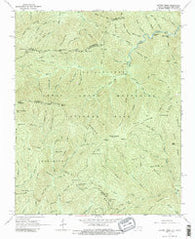 Luftee Knob North Carolina Historical topographic map, 1:24000 scale, 7.5 X 7.5 Minute, Year 1964