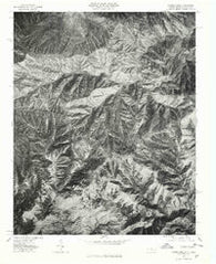 Luftee Knob North Carolina Historical topographic map, 1:24000 scale, 7.5 X 7.5 Minute, Year 1976
