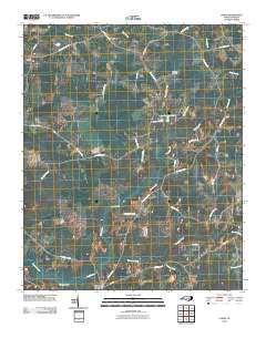 Lyman North Carolina Historical topographic map, 1:24000 scale, 7.5 X 7.5 Minute, Year 2010