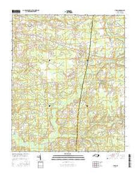 Lyman North Carolina Current topographic map, 1:24000 scale, 7.5 X 7.5 Minute, Year 2016