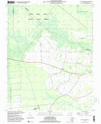Lynchs Corner North Carolina Historical topographic map, 1:24000 scale, 7.5 X 7.5 Minute, Year 1997
