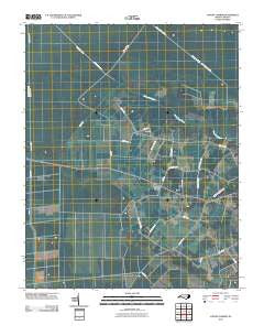 Lynchs Corner North Carolina Historical topographic map, 1:24000 scale, 7.5 X 7.5 Minute, Year 2010