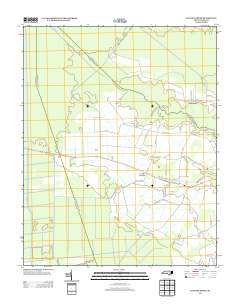 Lynchs Corner North Carolina Historical topographic map, 1:24000 scale, 7.5 X 7.5 Minute, Year 2013