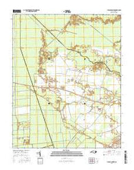 Lynchs Corner North Carolina Current topographic map, 1:24000 scale, 7.5 X 7.5 Minute, Year 2016