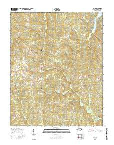 Macon North Carolina Current topographic map, 1:24000 scale, 7.5 X 7.5 Minute, Year 2016