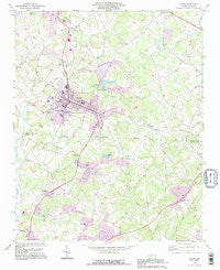 Maiden North Carolina Historical topographic map, 1:24000 scale, 7.5 X 7.5 Minute, Year 1993
